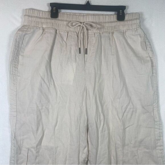 Quince New With Tags 100% Linen Wide Leg Pants Size XL - Picture 5 of 11